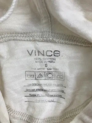 VINCE/パーカー/トップス/ホワイト/S