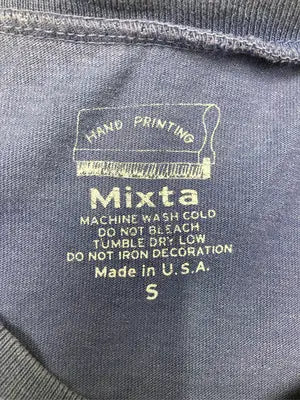 Mixta/Tシャツ/カットソー/トップス/ネイビー/S