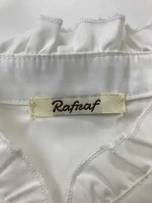 Rafnaf/シャツ/ブラウス/トップス/ホワイト/4L  バスト107～115　市難聴154～162