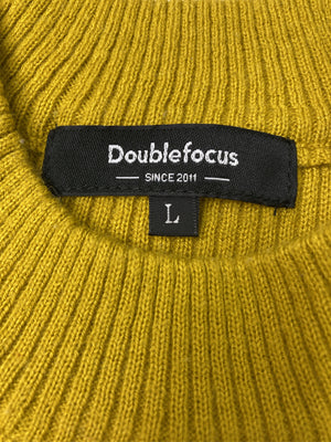 Doublefocus/ダブルフォーカス/ニット/セーター/トップス/イエロー/L