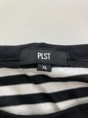 PLST/プラステ/Tシャツ/カットソー/トップス/ブラック/XL