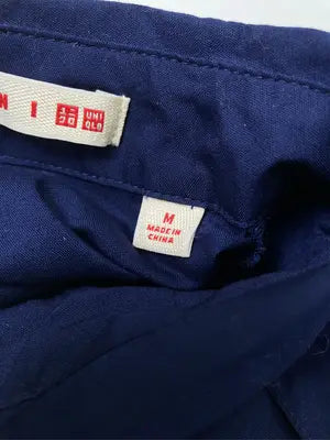 MARNI × UNIQLO/マルニユニクロ/シャツ/ブラウス/トップス/ネイビー/M