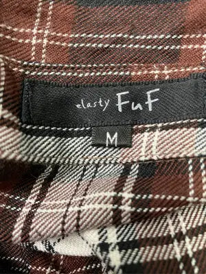 elasty FuF/シャツ/ブラウス/トップス/ブラウン/M