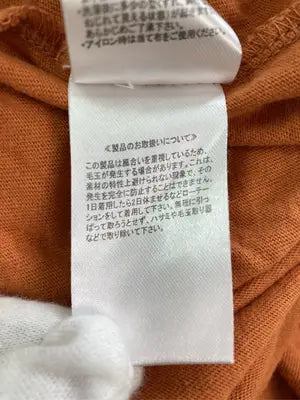 Adoon plain/アドーンプレーン/Tシャツ/カットソー/トップス/オレンジ/F