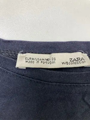 ZARA/ザラ/Tシャツ/カットソー/トップス/ブラック/USA M