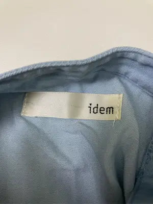 idem/イデム/シャツ/ブラウス/トップス/スカイブルー/FREE