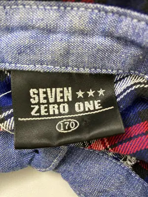 SEVEN ZERO ONE/シャツ/ブラウス/トップス/ネイビー/170
