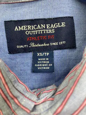 AMERICAN EAGLE/アメリカンイーグル/シャツ/ブラウス/トップス/ブルー/XS/TP