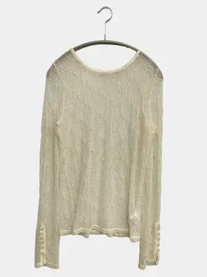 apresjour clair/Tシャツ/カットソー/トップス/アイボリー/LL