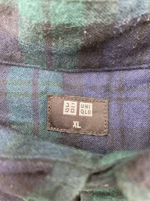 UNIQLO/ユニクロ/シャツ/ブラウス/トップス/ネイビー/XL