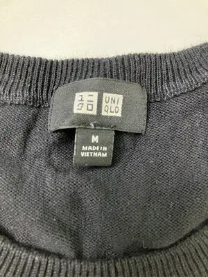 UNIQLO/ユニクロ/ニット/セーター/トップス/ブラック/M
