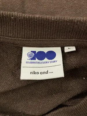 niko and .../ニコアンド/スウェット/トップス/ブラウン/L