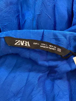 ZARA/ザラ/ロングスカート/スカート/ブルー/USA L