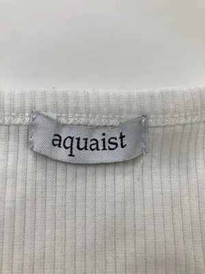aquaist/アクアイスト/Tシャツ/カットソー/トップス/ホワイト/L
