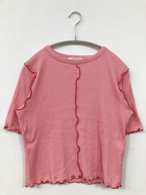 ehka sopo/エヘカソポ/Tシャツ/カットソー/トップス/レッド/F