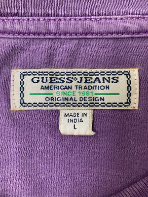 GUESS JEANS/ゲスジーンズ/Tシャツ/カットソー/トップス/パープル/L