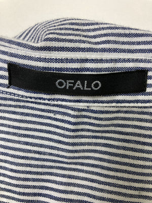 OFALO/シャツ/ブラウス/トップス/ブルー/L