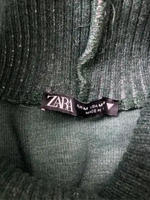 ZARA/ザラ/ベスト/トップス/グリーン/EUR M