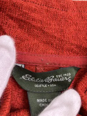 Eddie Bauer/エディーバウアー/ニット/セーター/トップス/オレンジ/XXL