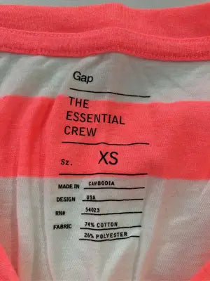 GAP/ギャップ/Tシャツ/カットソー/トップス/ピンク/XS