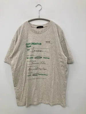 bottle/Tシャツ/カットソー/トップス/グレー