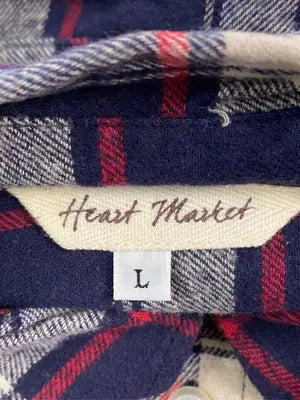 HEART MARKET/ハートマーケット/シャツワンピース/ワンピース/ドレス/ネイビー/L