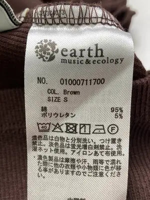 earth music&ecology/アースミュージックアンドエコロジー/Tシャツ/カットソー/トップス/ブラウン/S