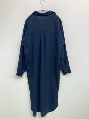 BACK NUMBER/バックナンバー/シャツワンピース/ワンピース/ドレス/ネイビー/MEDIUM