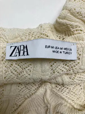 ZARA/ザラ/Tシャツ/カットソー/トップス/アイボリー/EUR M