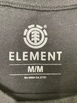 ELEMENT/エレメント/Tシャツ/カットソー/トップス/ブラック/M
