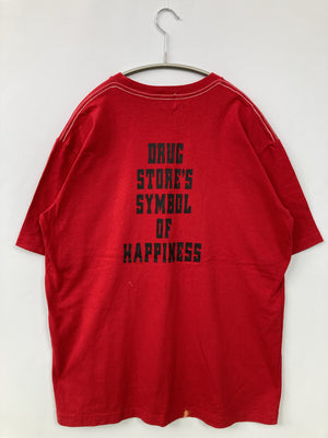 drug store's/ドラッグストアーズ/Tシャツ/カットソー/トップス/レッド/F