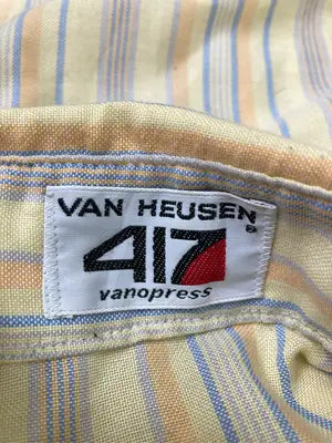 VAN HEUSEN/ヴァンヒューゼン/シャツ/ブラウス/トップス/イエロー/L