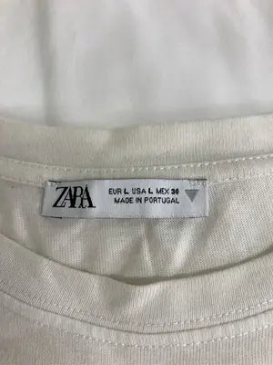 ZARA/ザラ/Tシャツ/カットソー/トップス/ホワイト/L
