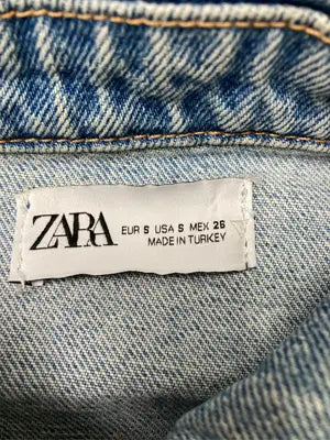 ZARA/ザラ/デニムジャケット/ジャケット/アウター/スカイブルー/S