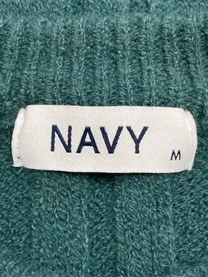 NAVY/ネイビー/ニット/セーター/トップス/グリーン/M