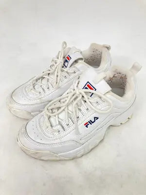 FILA/フィラ/スニーカー/シューズ/ホワイト/24