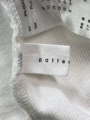 patterntorso/Tシャツ/カットソー/トップス/ホワイト/L-XXL
