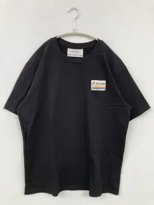 TikTok/Tシャツ/カットソー/トップス/ブラック/XL