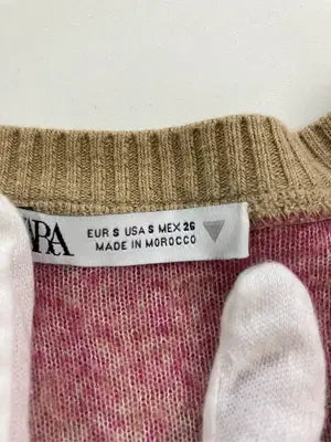 ZARA/ザラ/ニット/セーター/トップス/レッド/USA S