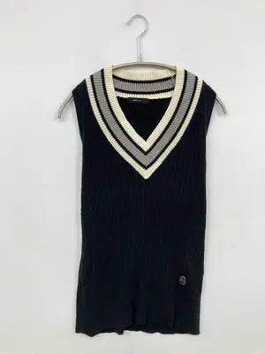 COMME CA ISM/コムサイズム/ベスト/トップス/ネイビー/L