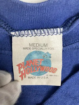 planet hollywood/プラネットハリウッド/Tシャツ/カットソー/トップス/ブルー/MEDIUM