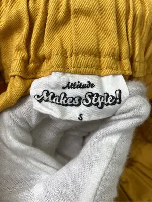 Attitude makes style!/アティチュードメイクススタイル/その他パンツ/パンツ/イエロー/S