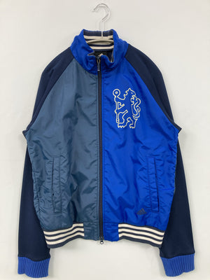 adidas/アディダス/ジャージ/トラックジャケット/トップス/ブルー/L
