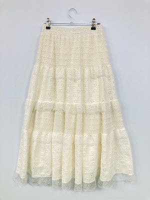 ロングスカート/スカート/アイボリー
