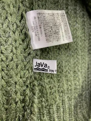 JaVa/ジャバ/ニット/セーター/トップス/グリーン/L   バスト86～94   身長154～162