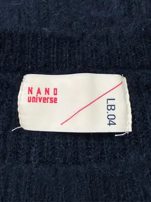 nano UNIVERSE/ナノユニバース/ニット/セーター/トップス/ネイビー/F