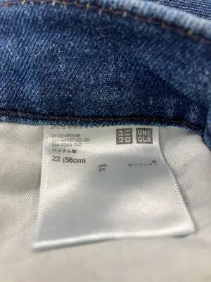 UNIQLO/ユニクロ/デニムパンツ/パンツ/ネイビー/22(56cm)