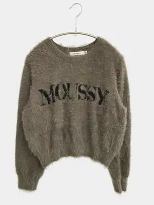 MOUSSY/マウジー/ニット/セーター/トップス/グレー/F