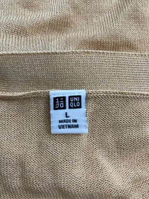 UNIQLO/ユニクロ/カーディガン/ボレロ/トップス/ベージュ/L