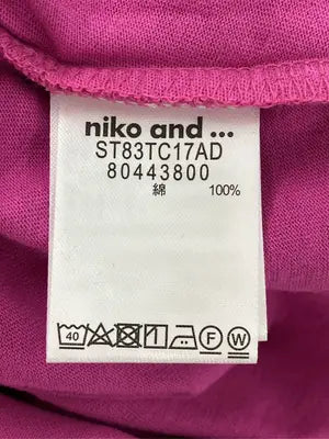 niko and .../ニコアンド/Tシャツ/カットソー/トップス/パープル/3